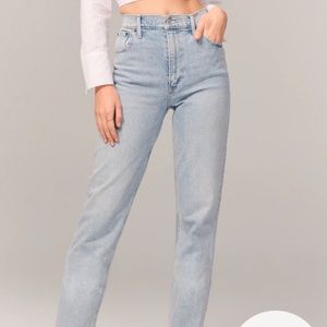 Abercrombie & Fitch The 90’s Slim Straight Ultra High Rise Jeans 29/8 XL Length
